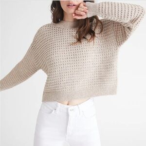 525 America JOANNA MESH STITCH PULLOVER